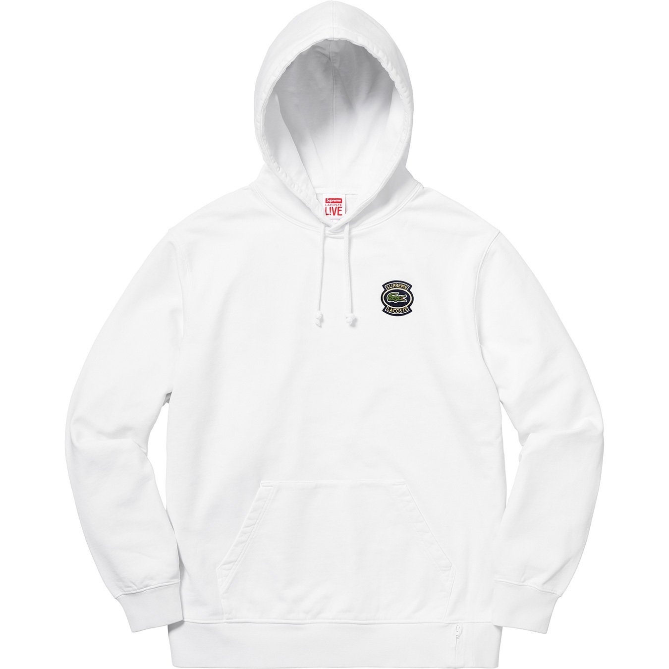 Supreme®/LACOSTE Hooded Sweatshirt view 8
